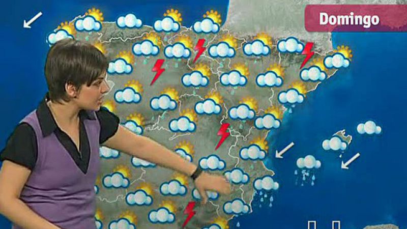 Cielos nubosos y temperaturas en ascenso