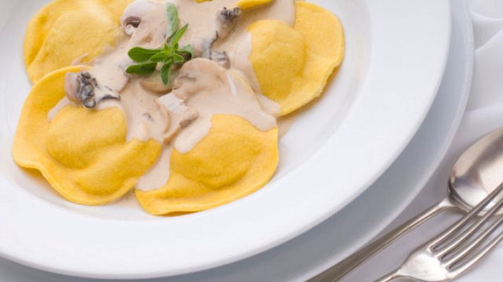 RTVE Cocina - Pasta con champiñón y cordero