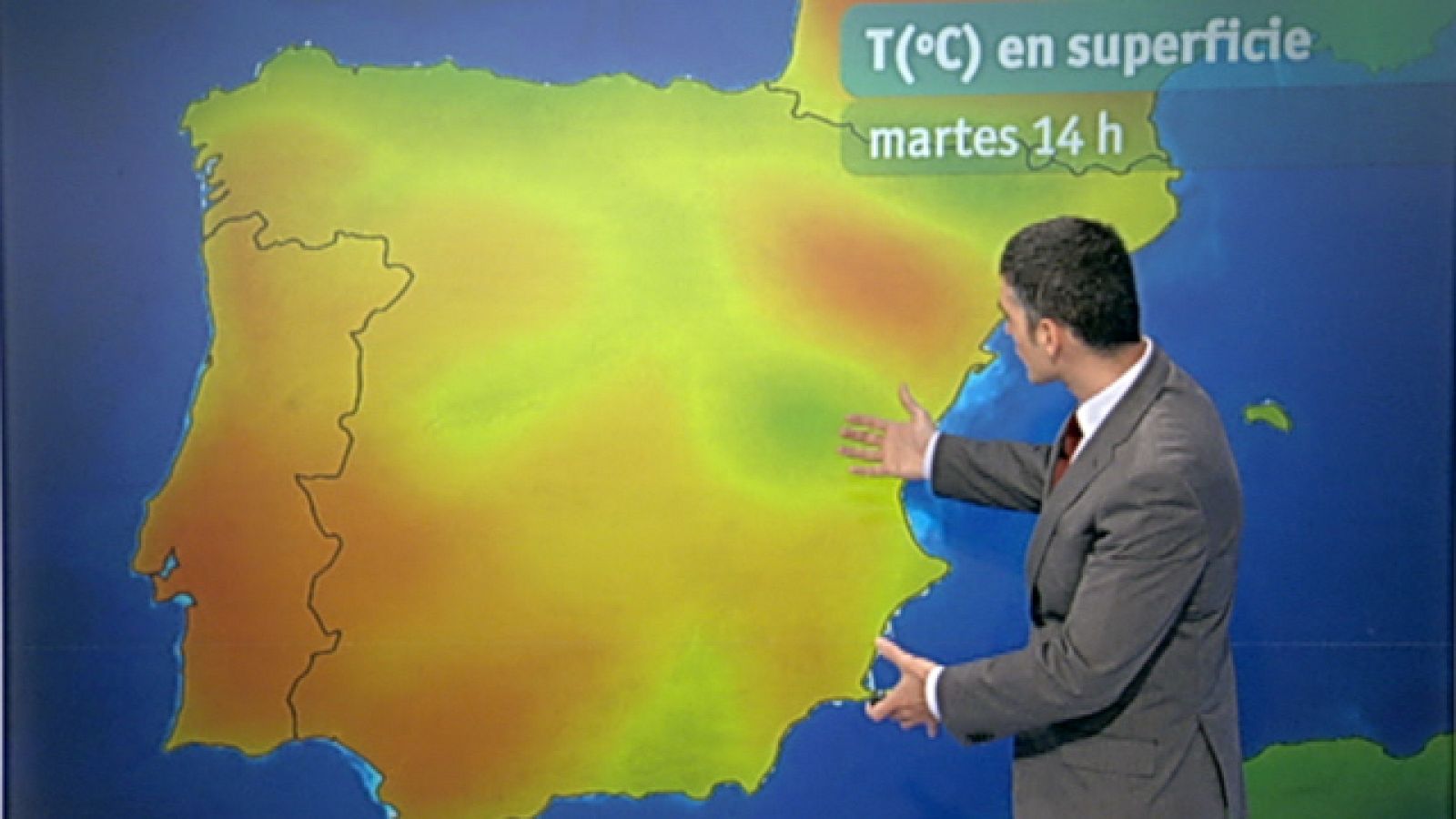 Nubes en el centro y sur peninsular con temperaturas en ligero ascenso