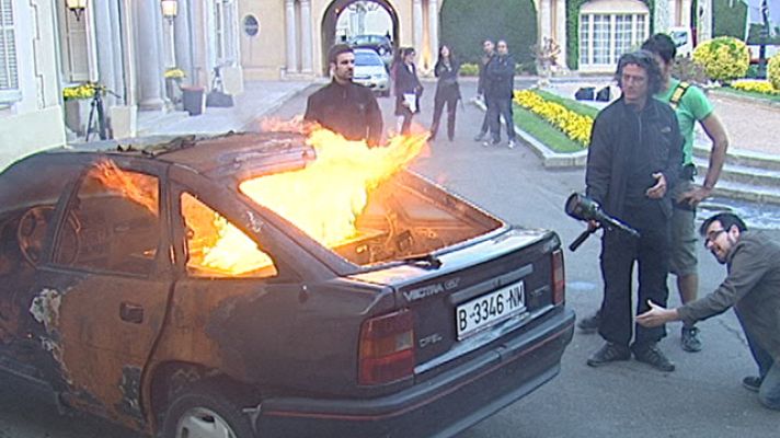 Telediario 1 - 'Rec 3' se rueda en Barcelona