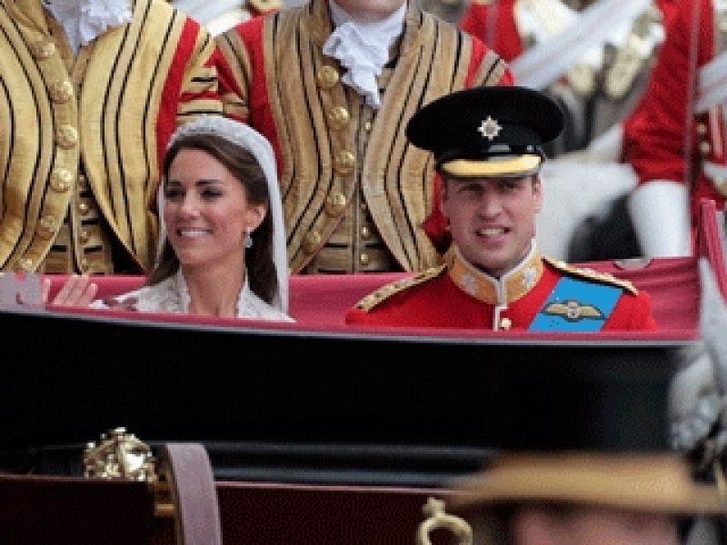 Guillermo y Catalina se convierten en marido y mujer