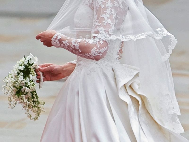 El ramo de Catalina, un cariñoso guiño a su marido