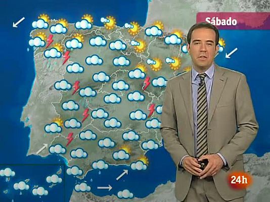 El tiempo - Lluvias fuertes en el interior y en Canarias