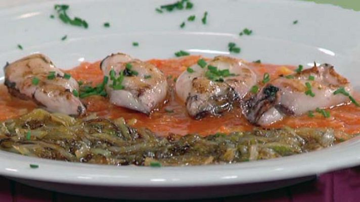 RTVE Cocina - Chipirones en salsa de tomate