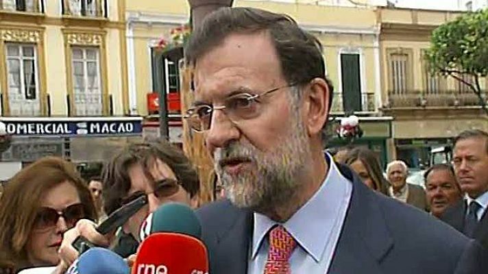 Telediario 1 - Rajoy, sobre la muerte de Bin Laden