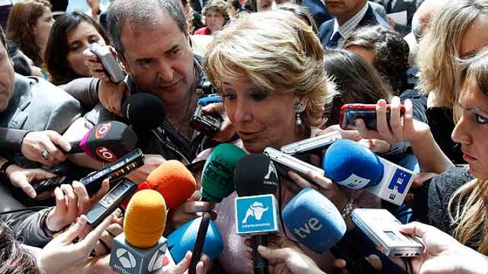 Telediario 1 - Aguirre: Bin Laden no asumió el 11M