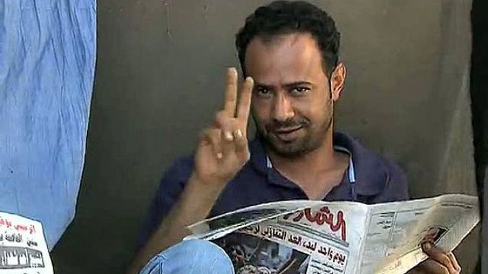 Telediario 1 - Yemen, cuna de Bin Laden, feliz