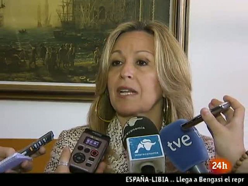 Declaraciones de Trinidad Jiménez, ministra de Asuntos Exteriores, en Roma, antes de la Cumbre del Grupo de Contacto sobre Libia