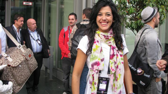 Eurovisión - Lucía Pérez ya está en Düsseldorf
