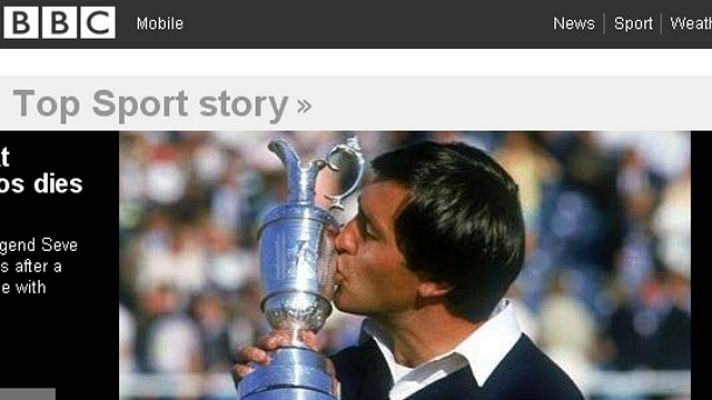  - La muerte de 'Seve' en lso medios