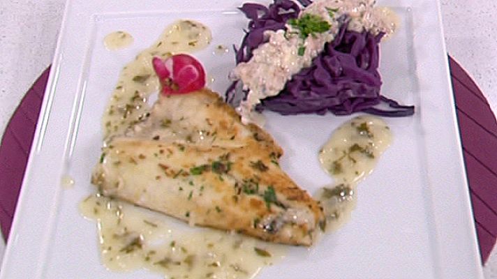 RTVE Cocina - Dorada crujiente con lombarda