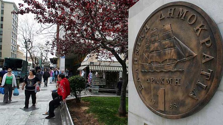 Telediario 1 - Grecia, en apuros un año después