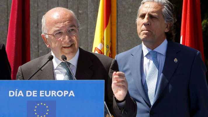 Telediario 1 - Almunia:"Nadie abanonará la moneda"