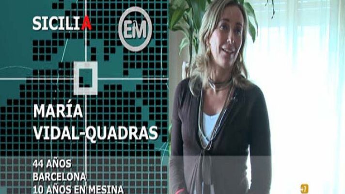 Españoles en el mundo - Sicilia - María
