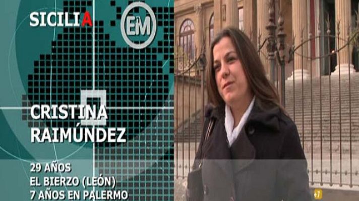 Españoles en el mundo - Sicilia - Cristina