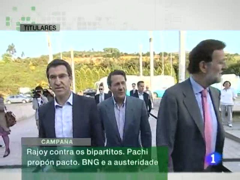 Telexornal. Informativo territorial de Galicia en 2' - 11/05/11