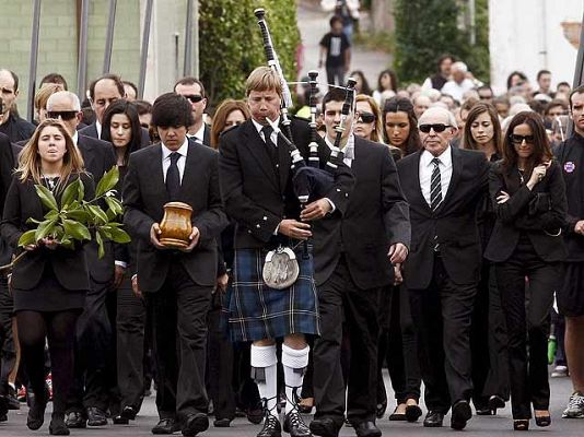 Telediario 1 - El adiós a 'Seve' desde Pedreña