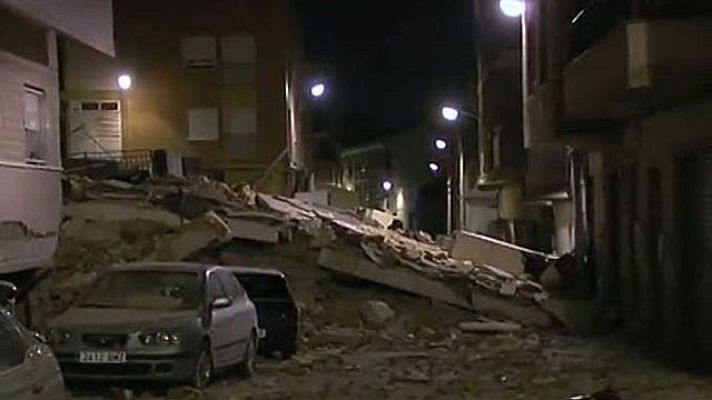 Telediario 1 - Derrumbe de la Iglesia de San Diego