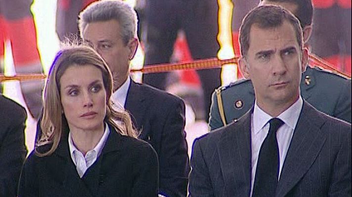 Telediario 1 - Los prìncipes visitan Lorca