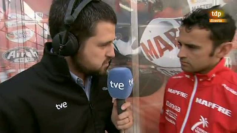 Barberá: "La moto no gira bien" | Ver