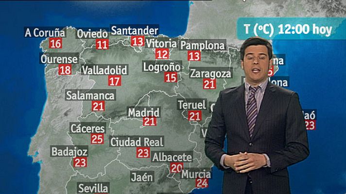 El tiempo - Descenso de las temperaturas
