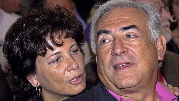 Telediario 1 - Reacción a la detención de Strauss