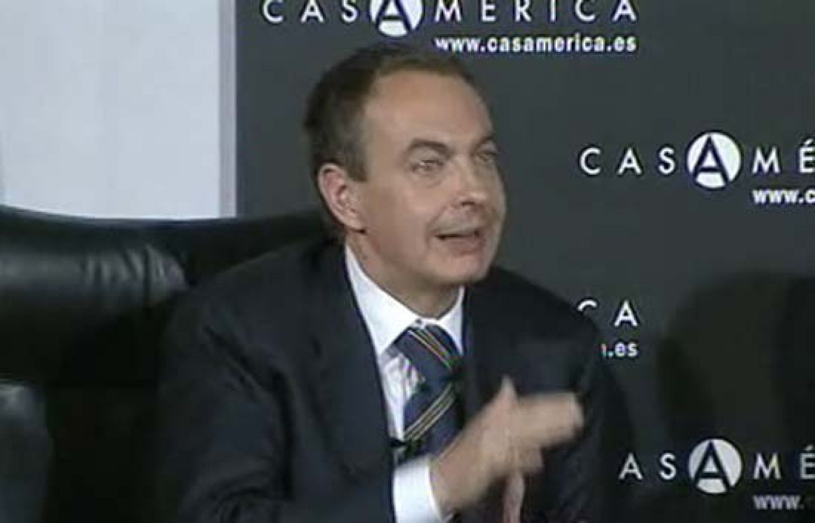 Zapatero afirma que el apoyo internacional a ETA es menor | Ver