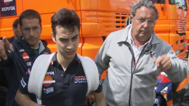 Pedrosa, víctima de un pilotaje agresivo