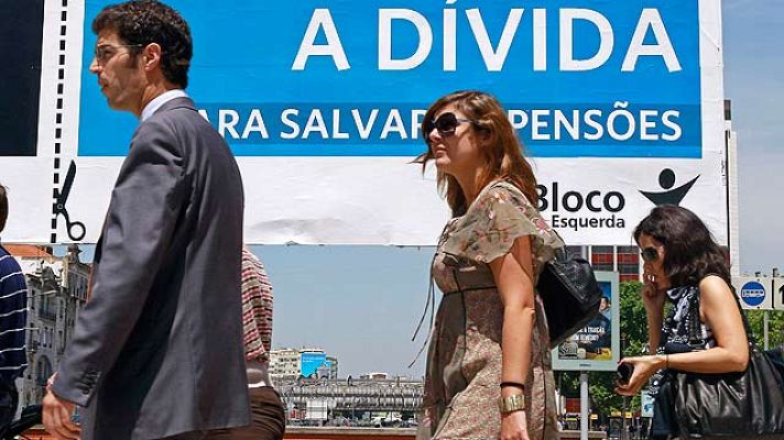 Telediario 1 - Portugal sufrirá drásticos recortes