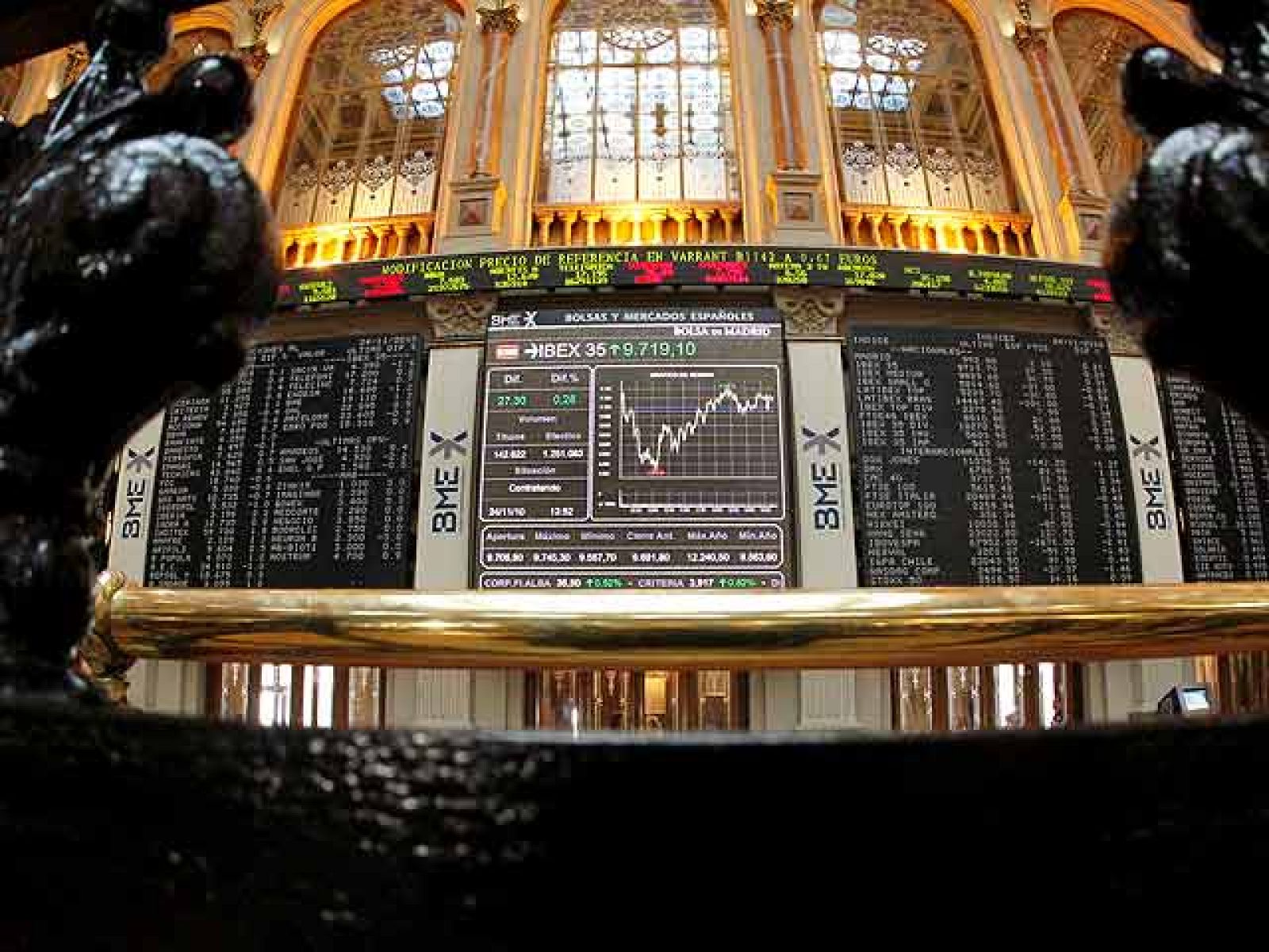 La bolsa española baja el 0,55% y retrocede hasta los 10.306 puntos