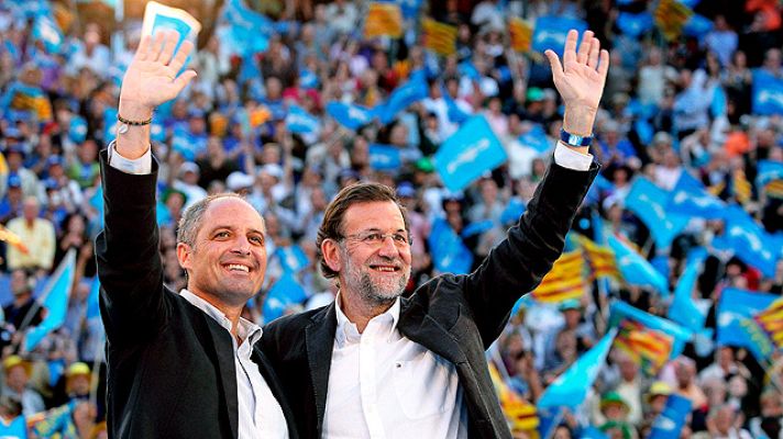  - Rajoy arropa a Camps en Valencia