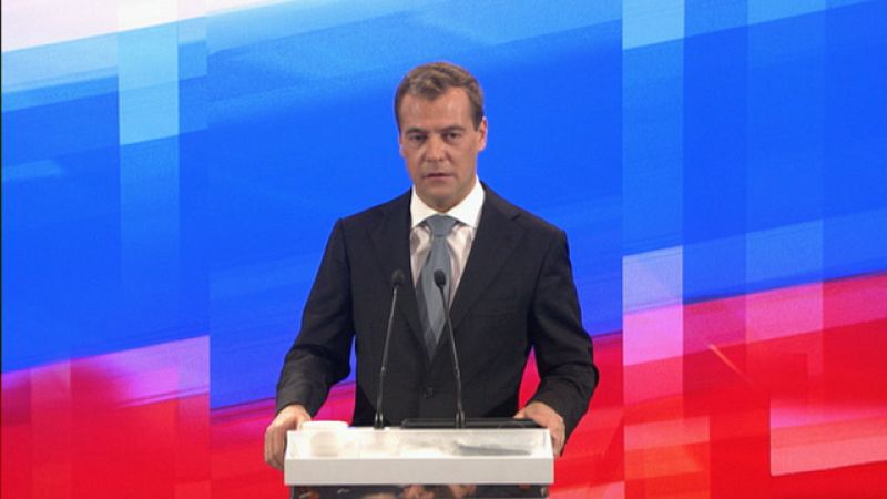 Primera gran rueda de prensa de Dmitri Medvedev desde que asumió el cargo en 2008