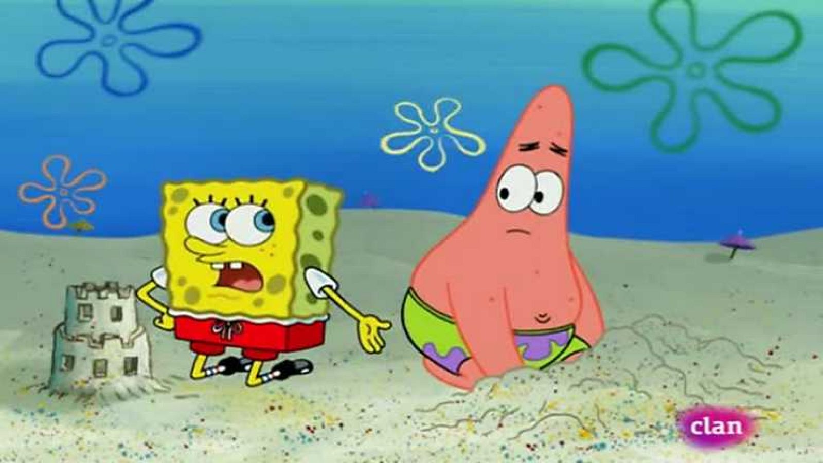 Castillos en la arena - Bob Esponja | Ver