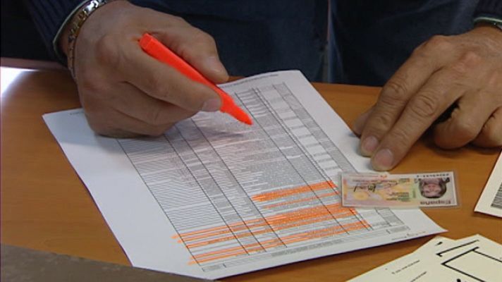 Telediario 1 - Votar en Lorca