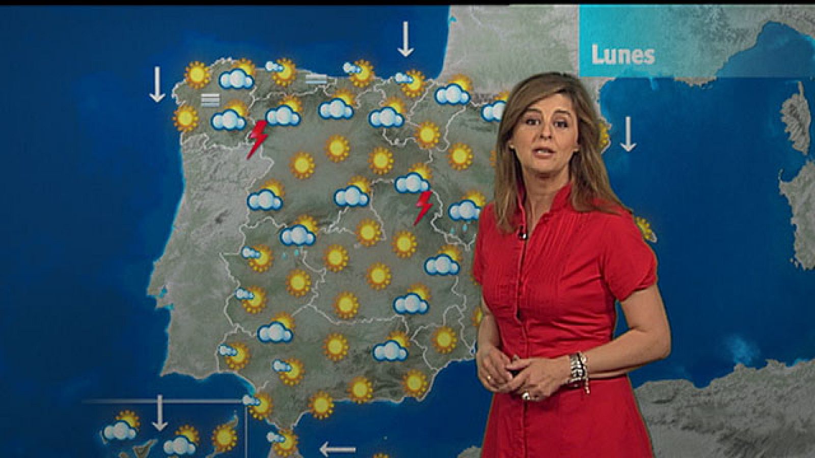 Viento fuerte en el Estrecho y subida de las temperaturas este lunes