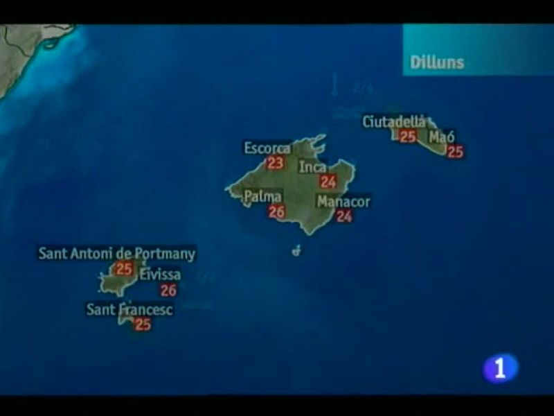 El temps a les Illes Balears - 23/05/11