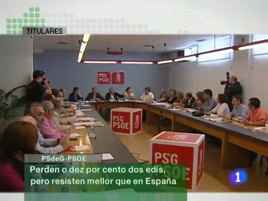 Telexornal - Galicia - Telexornal. Informativo territorial de Galicia en 2' - 23/05/11