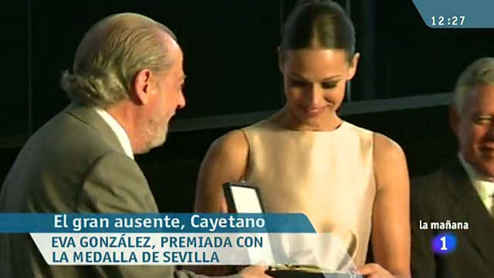 Eva González premiada en su tierra