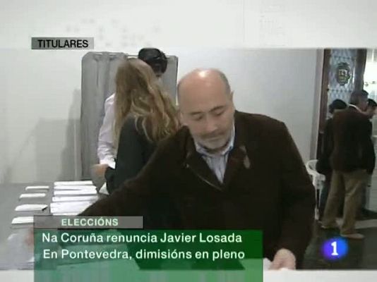 Telexornal - Galicia - Telexornal. Informativo territorial de Galicia en 2' - 24/05/11