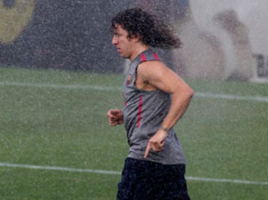 Telediario 1 - Puyol, en forma para Wembley