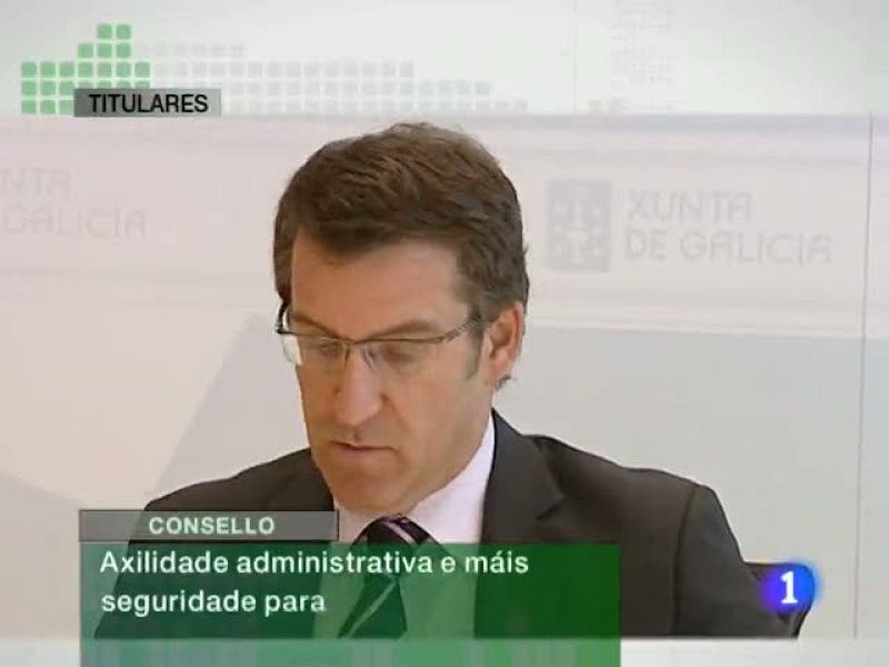 Telexornal. Informativo territorial de Galicia en 2' - 26/05/11