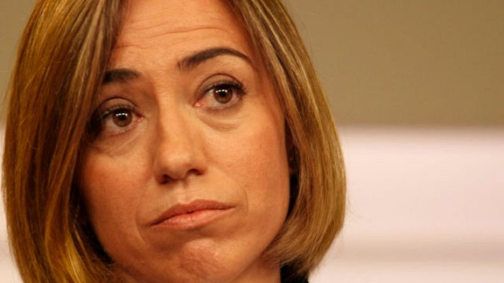 Telediario 1 - Carme Chacón, renuncia