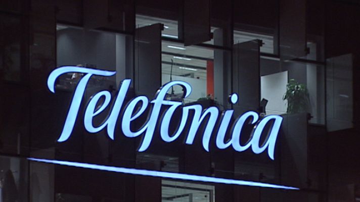 Telediario 1 - ERE en Telefónica