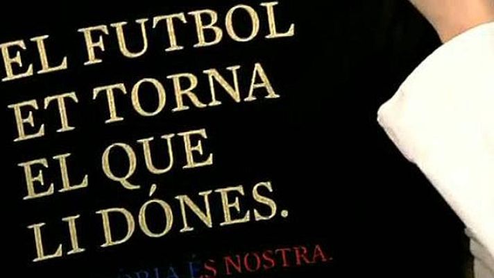 Telediario 1 - "El fútbol te devuelve lo que le das"