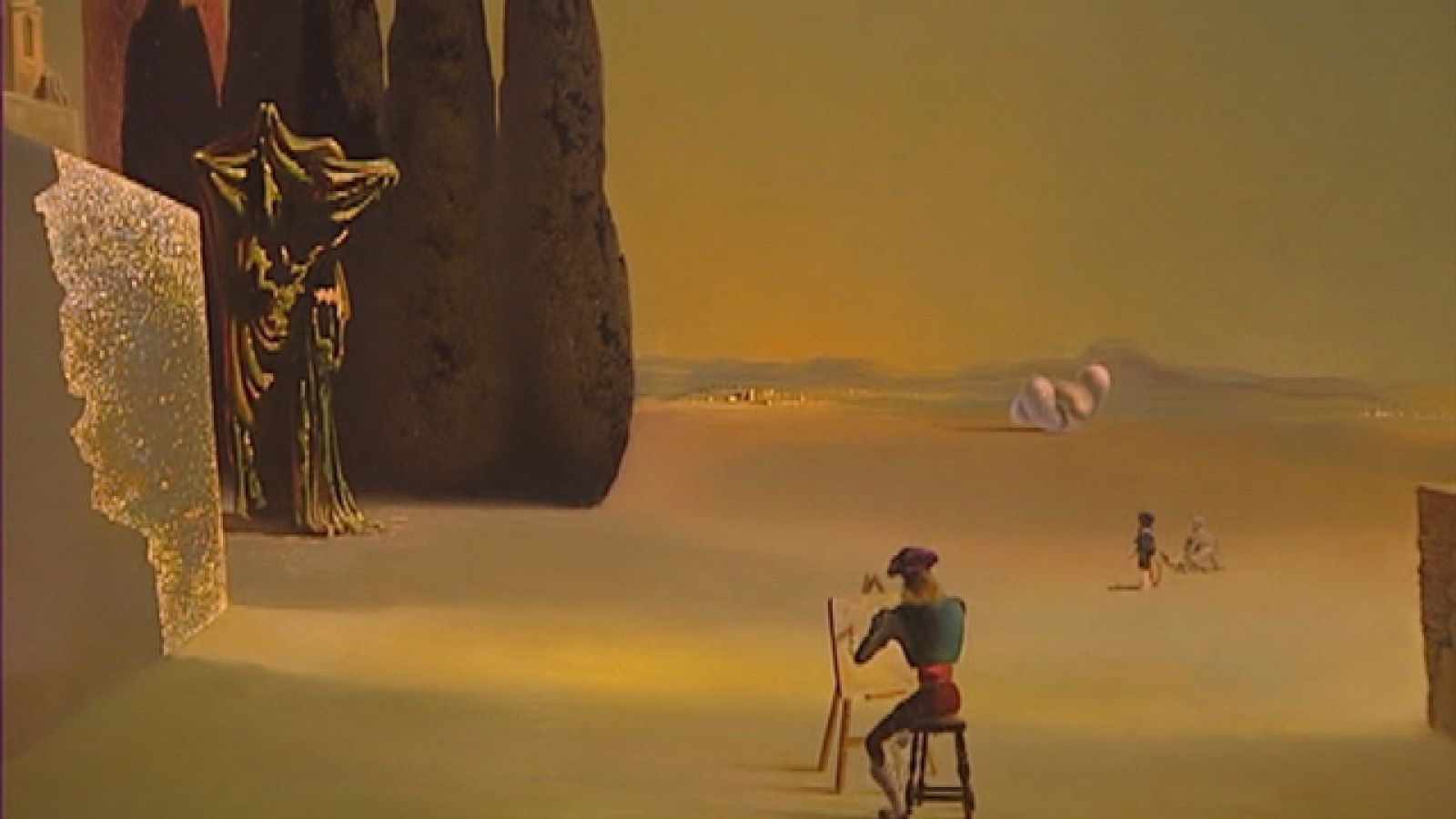 "Elementos enigmáticos en un paisaje", de Salvador Dalí