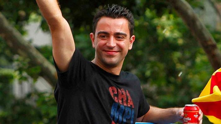 Telediario 1 - Xavi ya está de vacaciones