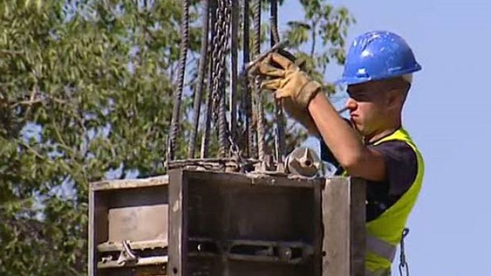Telediario 1 - Negociación colectiva