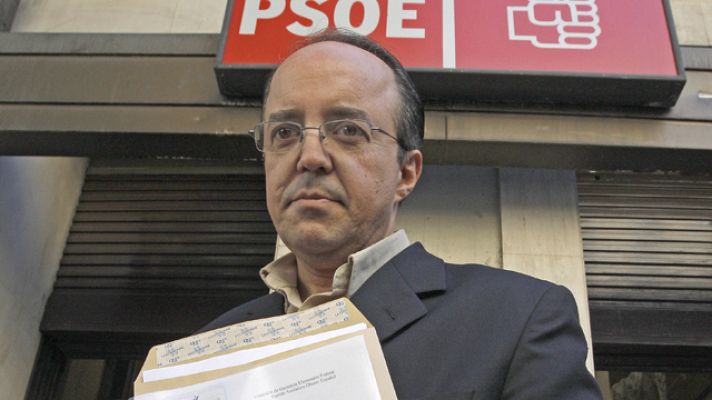 Telediario 1 - Cuatro aspirantes en el PSOE