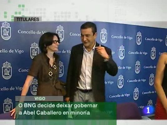 Telexornal - Galicia - Telexornal. Informativo territorial de Galicia en 2' - 02/06/11