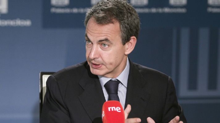 Telediario 1 - Zapatero asume la perdida de votos